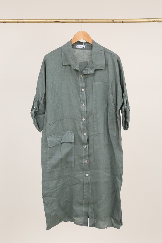 Robes longues Femme Bleu azur LA MAISON DES FIBRES NATURELLES 26360 Efashion Paris