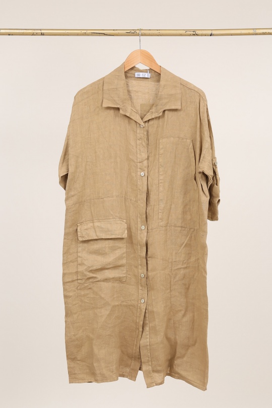 Robes longues Femme Bleu azur LA MAISON DES FIBRES NATURELLES 26360 Efashion Paris