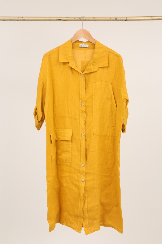 Robes longues Femme Bleu azur LA MAISON DES FIBRES NATURELLES 26360 Efashion Paris