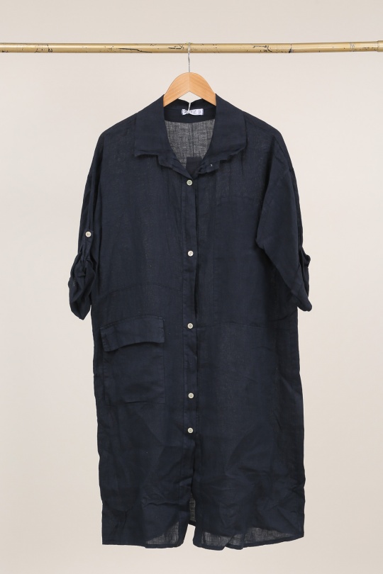 Robes longues Femme Bleu azur LA MAISON DES FIBRES NATURELLES 26360 Efashion Paris