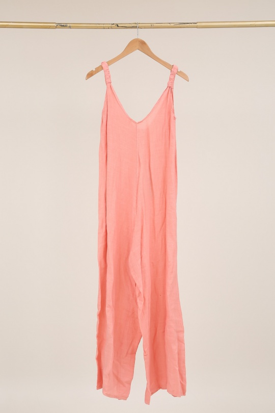 Combinaisons Femme Bleu canard LA MAISON DES FIBRES NATURELLES 704 COMBINAISON LIN UNI Efashion Paris