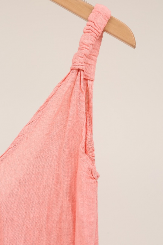 Combinaisons Femme Bleu canard LA MAISON DES FIBRES NATURELLES 704 COMBINAISON LIN UNI Efashion Paris