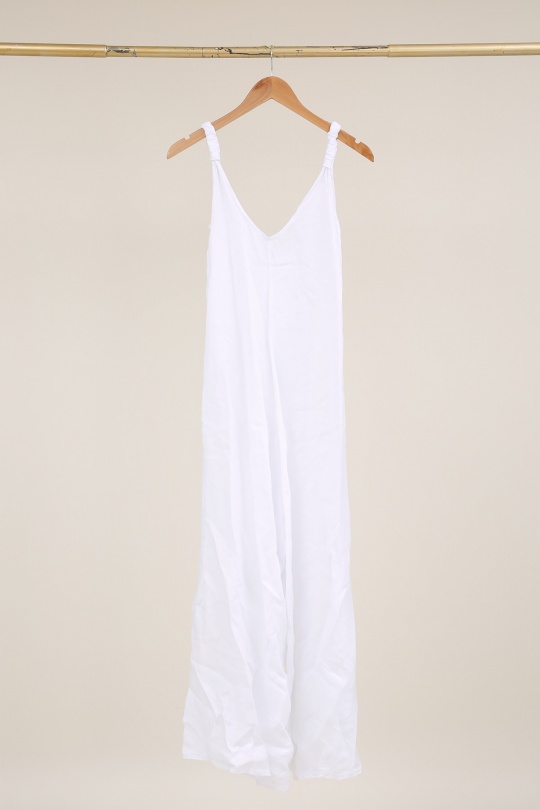 Combinaisons Femme Bleu canard LA MAISON DES FIBRES NATURELLES 704 COMBINAISON LIN UNI Efashion Paris