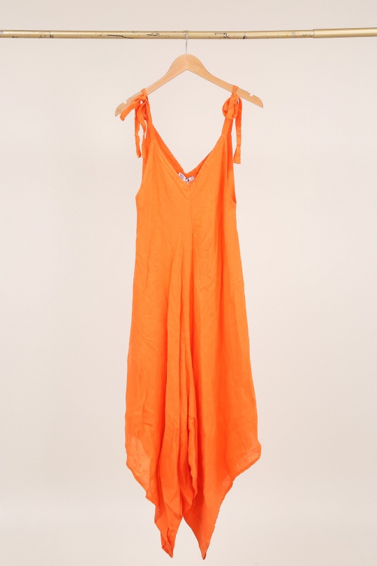 Combinaisons Femme Gris anthracite LA MAISON DES FIBRES NATURELLES 70644 COMBINAISON EN LIN Efashion Paris