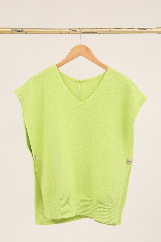 Pulls Femme Vert LA MAISON DES FIBRES NATURELLES 8013 Efashion Paris