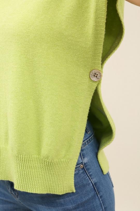 Pulls Femme Vert LA MAISON DES FIBRES NATURELLES 8013 Efashion Paris