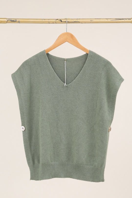 Pulls Femme Vert LA MAISON DES FIBRES NATURELLES 8013 Efashion Paris