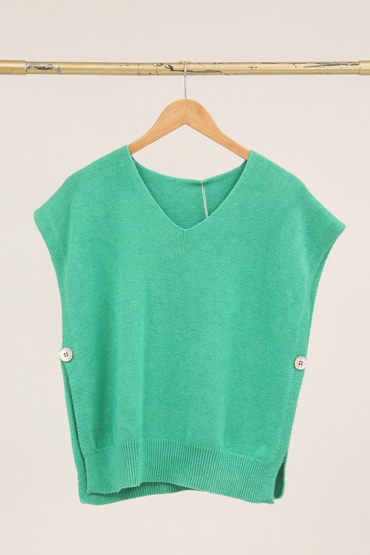 Pulls Femme Vert LA MAISON DES FIBRES NATURELLES 8013 Efashion Paris