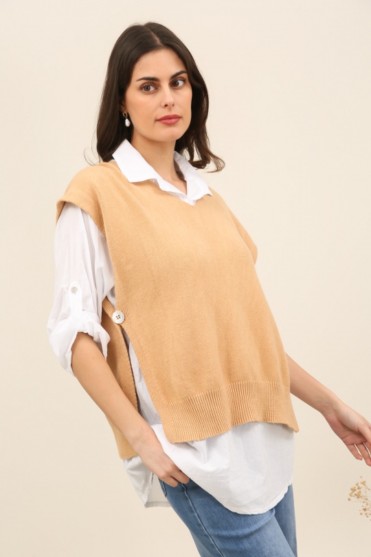 Pulls Femme Vert LA MAISON DES FIBRES NATURELLES 8013 Efashion Paris