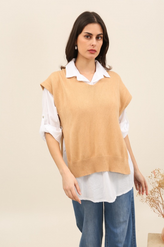 Pulls Femme Vert LA MAISON DES FIBRES NATURELLES 8013 Efashion Paris