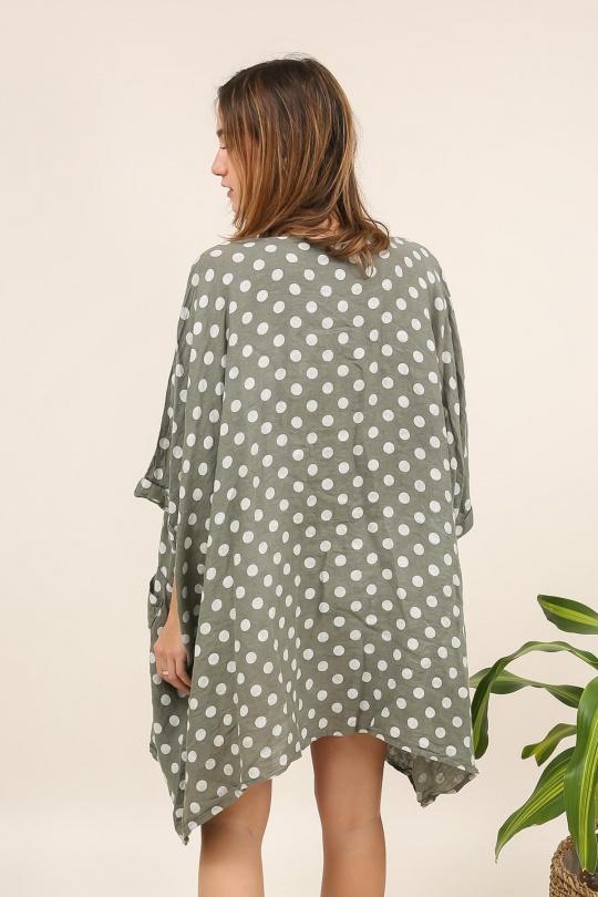 Robes courtes Femme Kaki LA MAISON DES FIBRES NATURELLES 10624P Efashion Paris