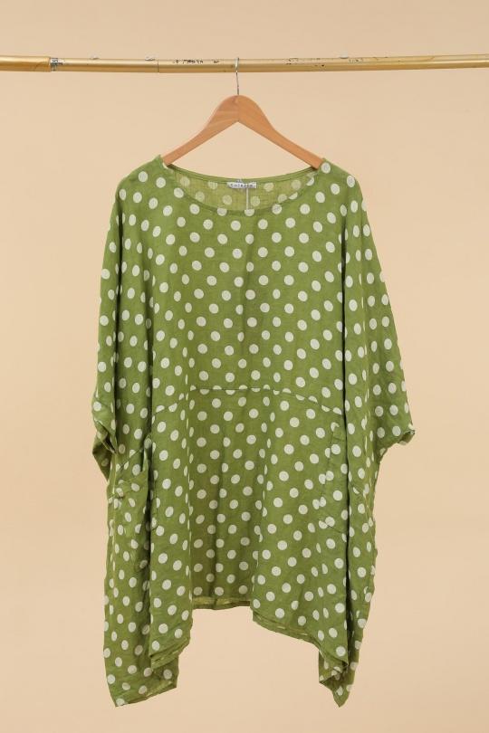 Robes courtes Femme Kaki LA MAISON DES FIBRES NATURELLES 10624P Efashion Paris