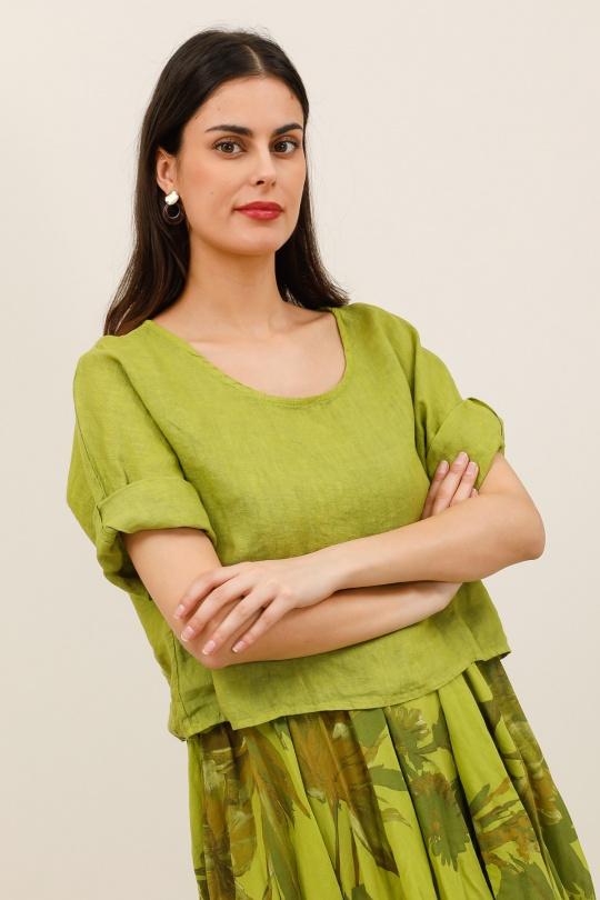 Robes longues Femme Kaki LA MAISON DES FIBRES NATURELLES 11918/6190 ROBE DOUBLE PIÈCE Efashion Paris