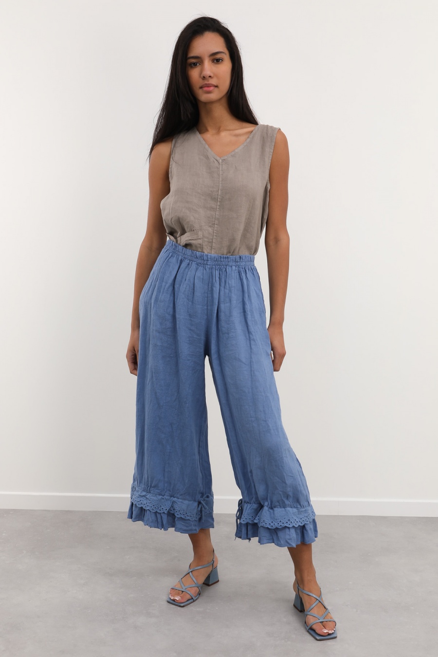 Pantaloni Donna Jean LA MAISON DES FIBRES NATURELLES 9204 #c Efashion Paris