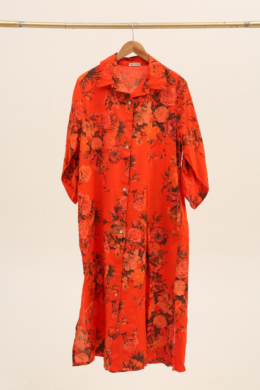 Robes longues Femme Orange LA MAISON DES FIBRES NATURELLES 2753 #c Efashion Paris
