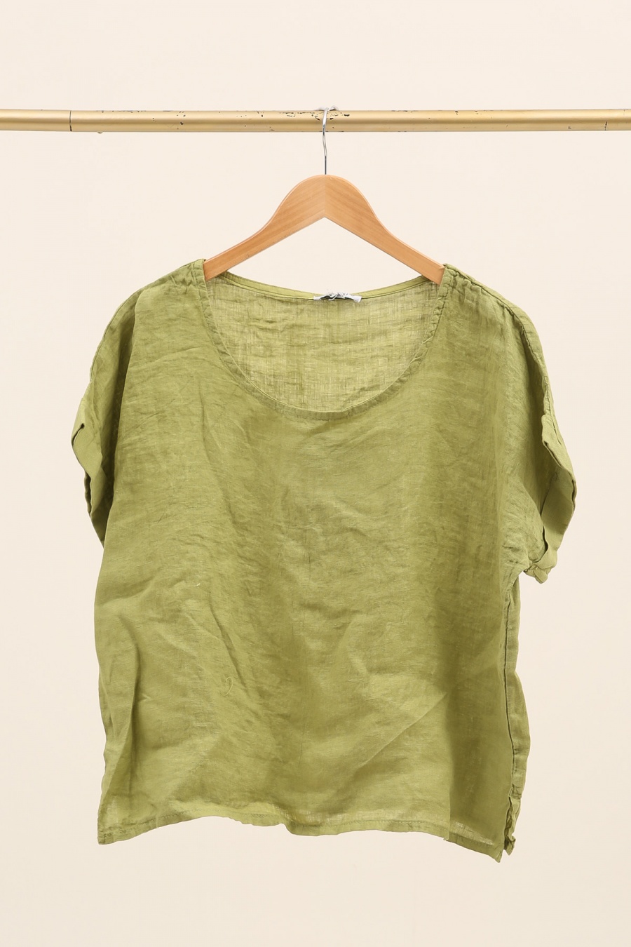 Tops Femme Vert anis LA MAISON DES FIBRES NATURELLES 23100 #c Efashion Paris