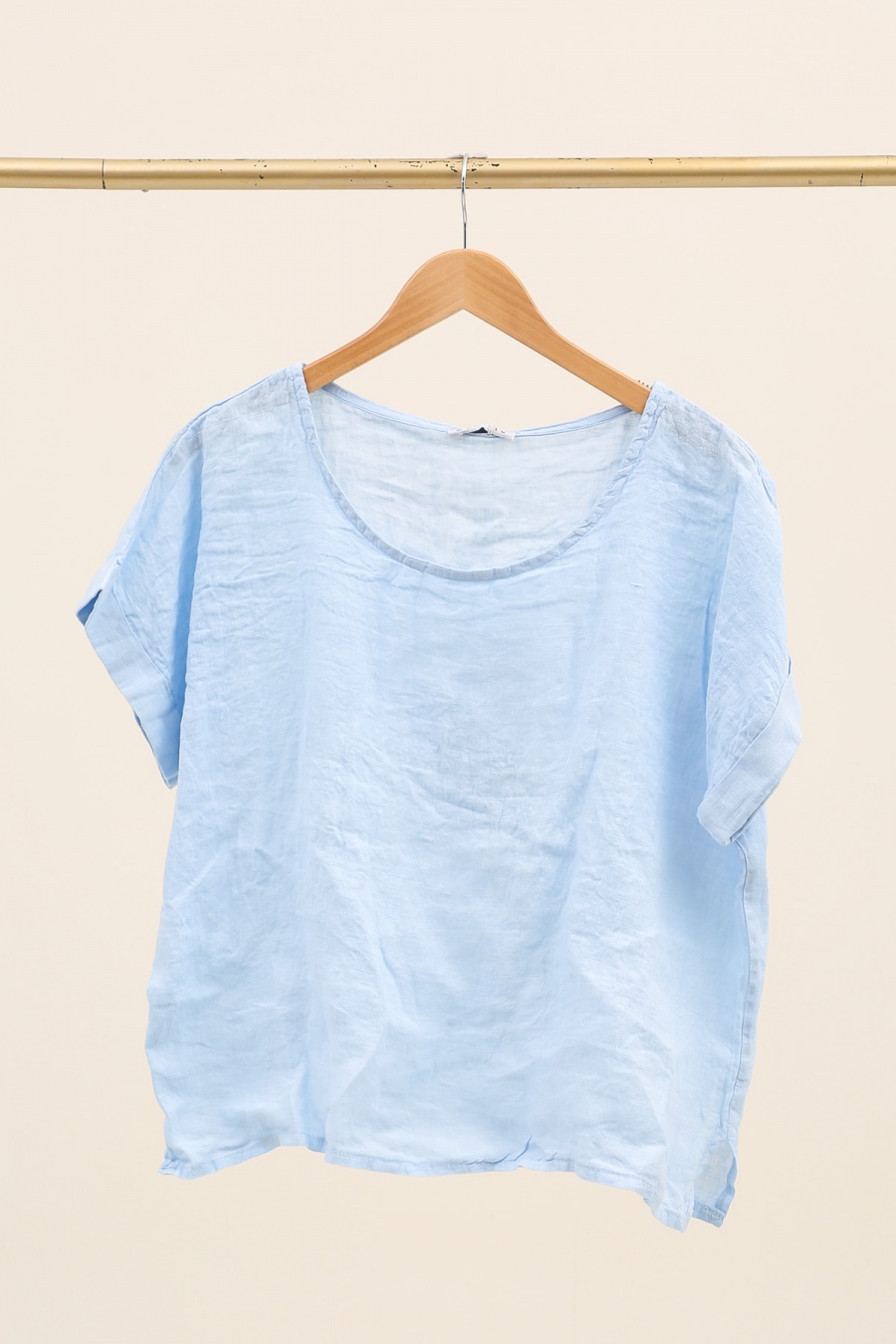 Tops Femme Bleu ciel LA MAISON DES FIBRES NATURELLES 23100 #c Efashion Paris