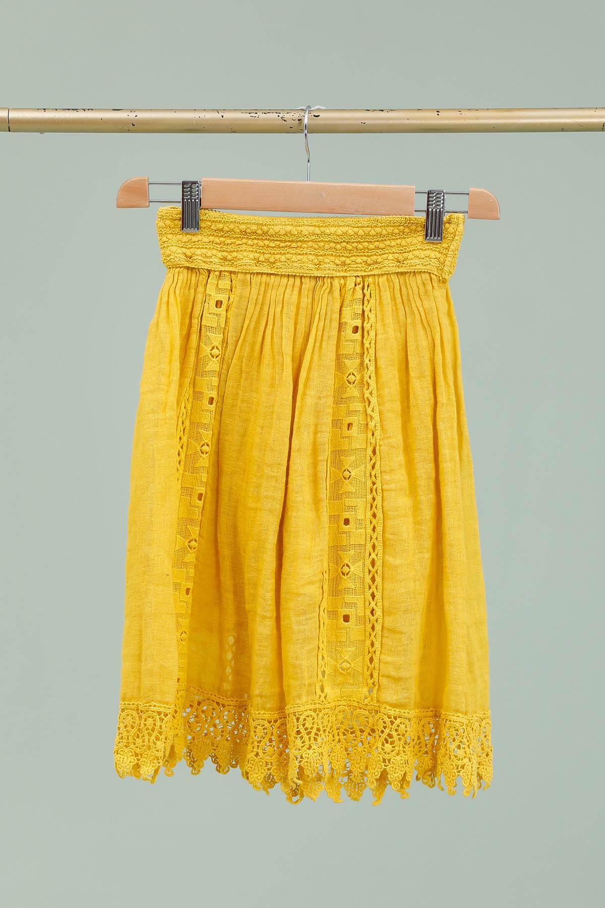Shorts Femme Moutarde LA MAISON DES FIBRES NATURELLES 8752 #c Efashion Paris