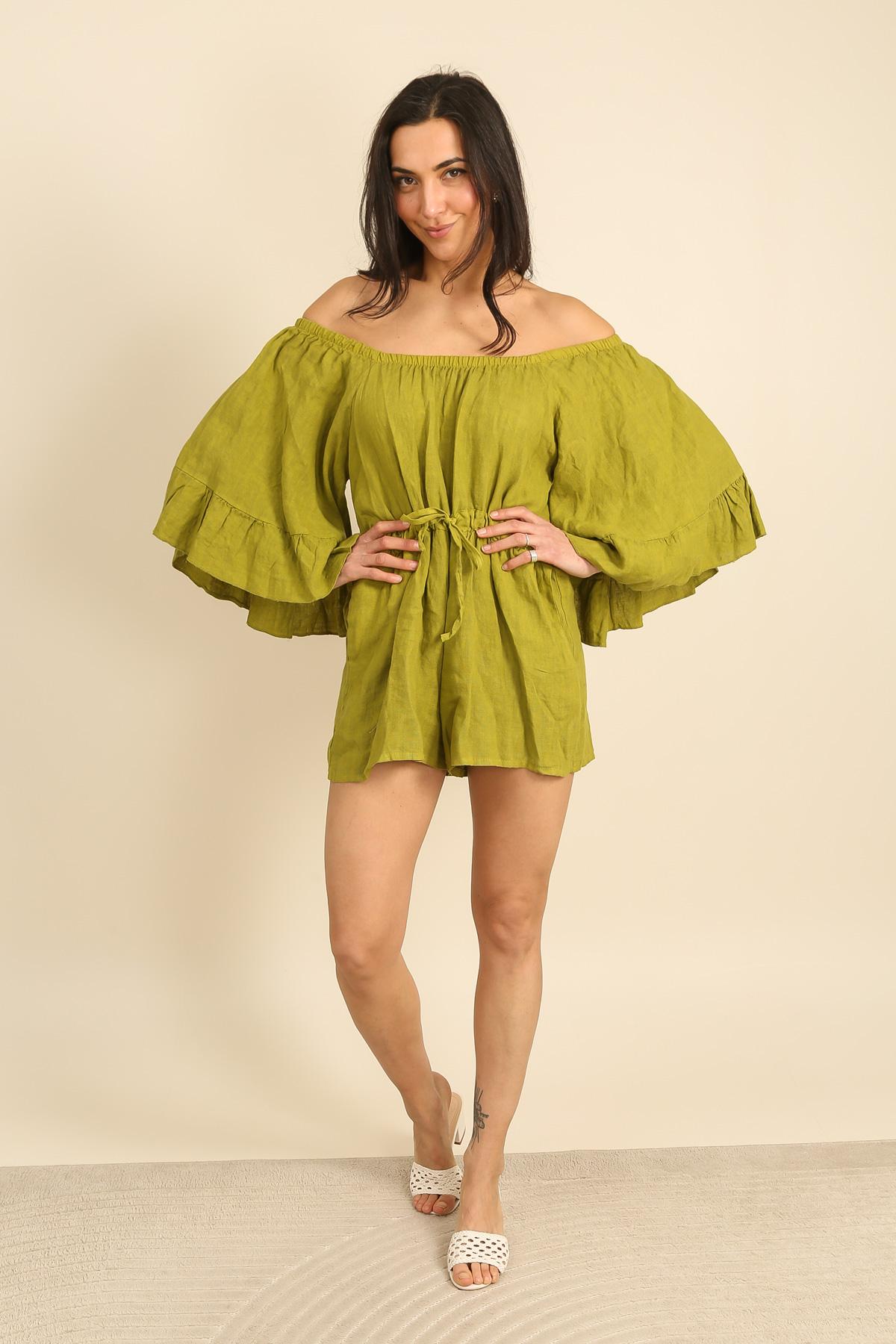 Combinaisons Femme Orange LA MAISON DES FIBRES NATURELLES 88197 #c Efashion Paris