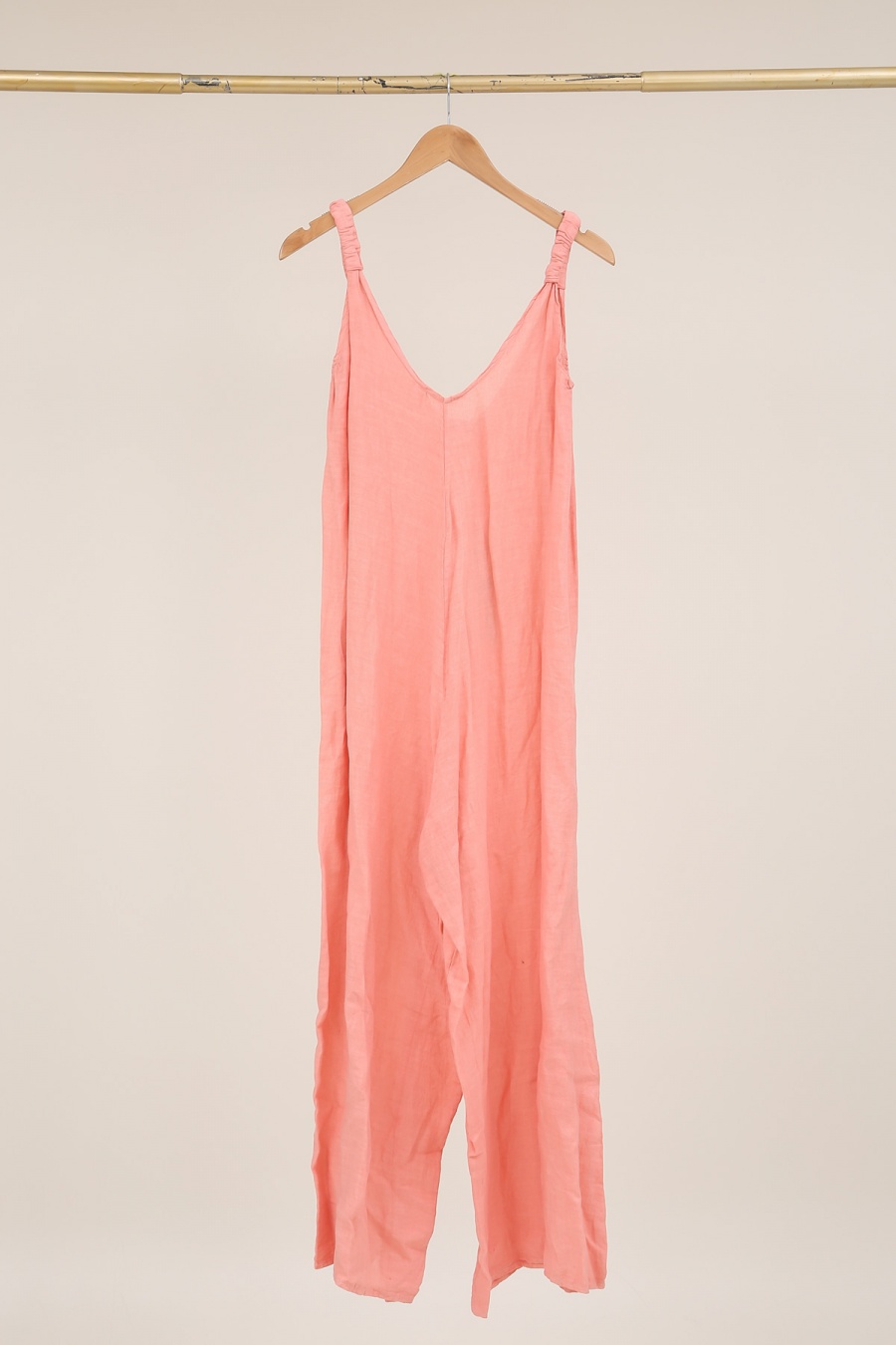 Combinaisons Femme Bleu canard LA MAISON DES FIBRES NATURELLES 704 COMBINAISON LIN UNI #c Efashion Paris