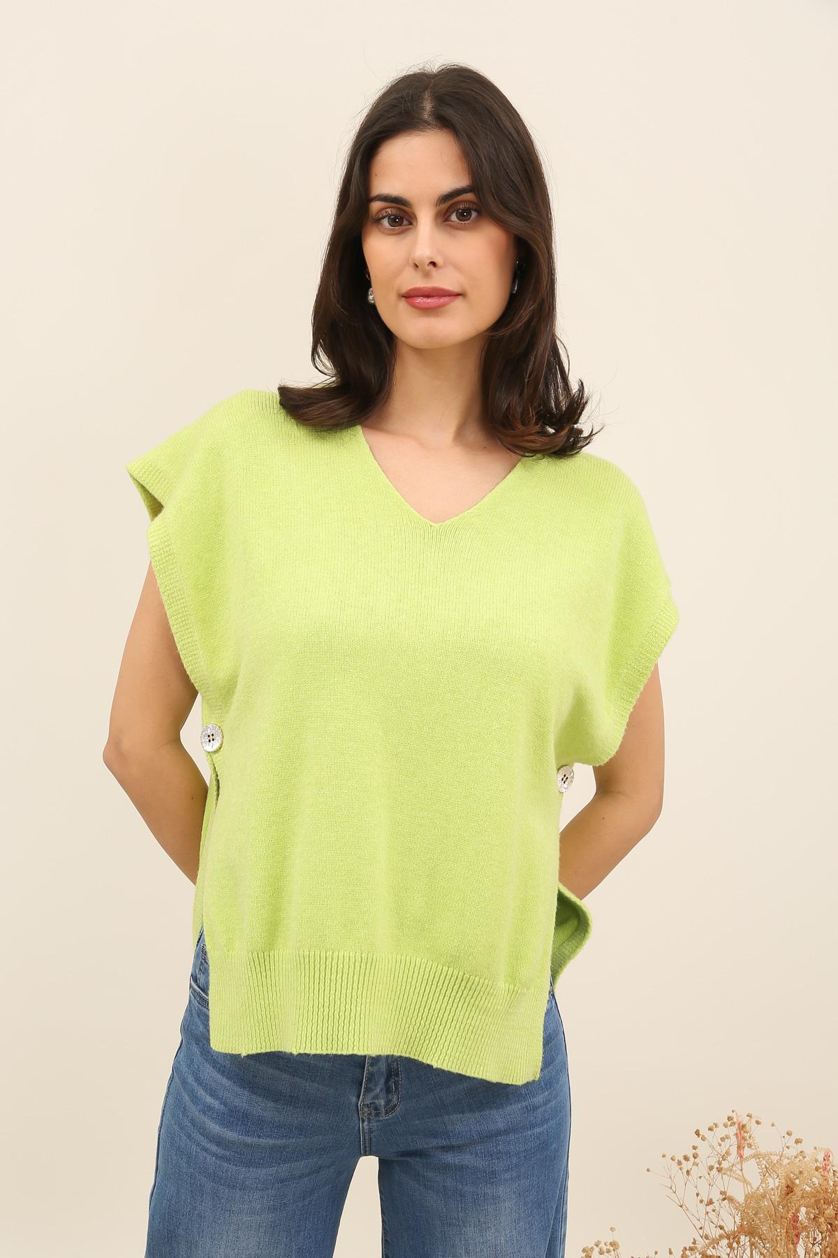 Pulls Femme Vert LA MAISON DES FIBRES NATURELLES 8013 #c Efashion Paris
