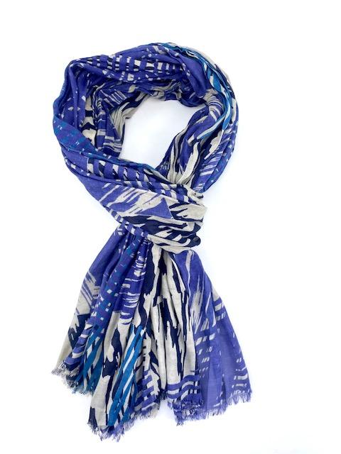 Echarpes/bufandas Complementos Blue COWOLUX 1620801-BLEU #c Efashion Paris