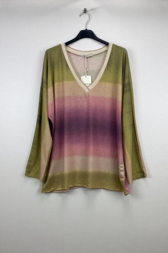Tops Femme Vert/Pomme LOVIKA 68085 Efashion Paris