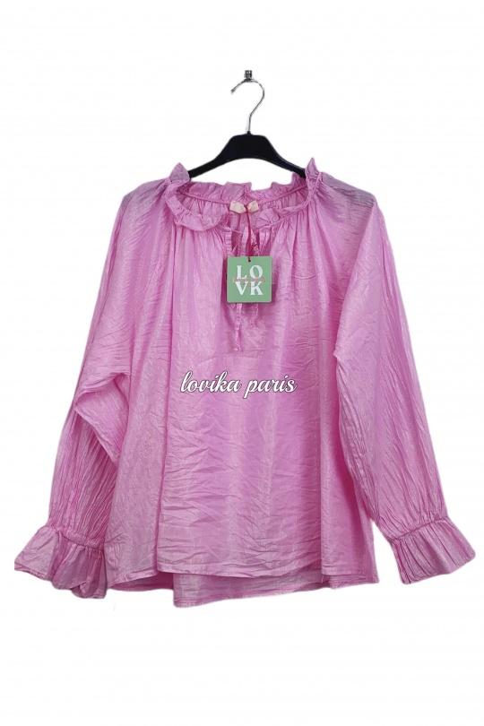 Blouses Femme Bleu ciel LOVIKA 9717-1 Efashion Paris