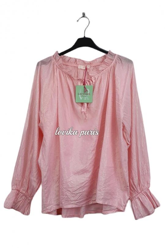 Blouses Femme Bleu ciel LOVIKA 9717-1 Efashion Paris