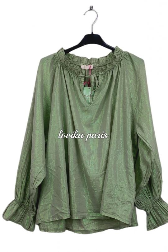 Blouses Femme Bleu ciel LOVIKA 9717-1 Efashion Paris