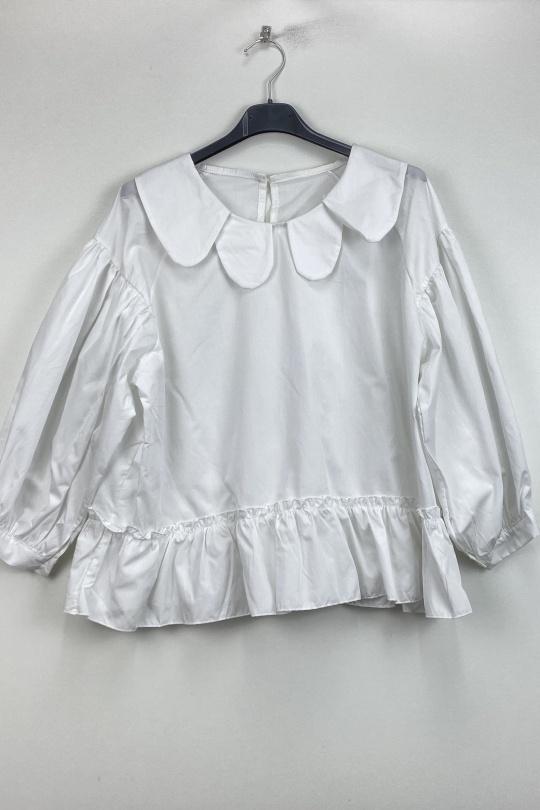 Blouses Femme Blanc LOVIKA 30166-1 Efashion Paris