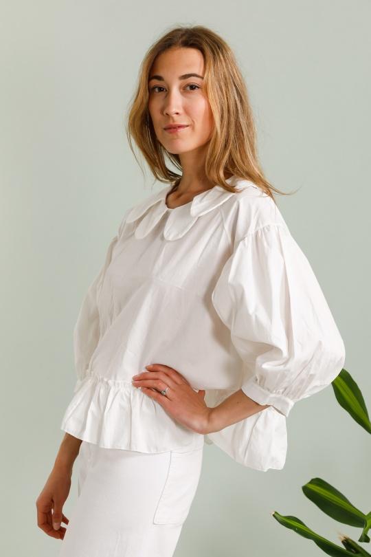 Blouses Femme Blanc LOVIKA 30166-1 Efashion Paris