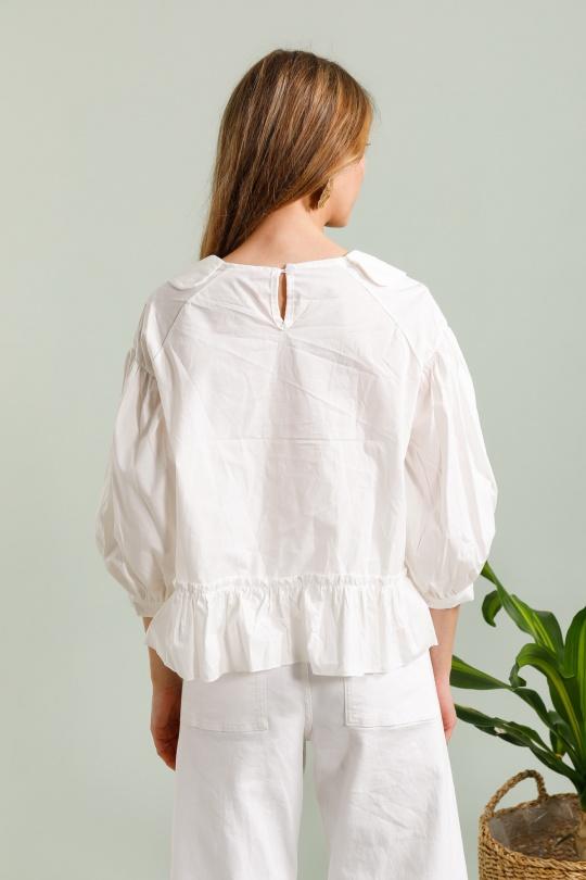Blouses Femme Blanc LOVIKA 30166-1 Efashion Paris