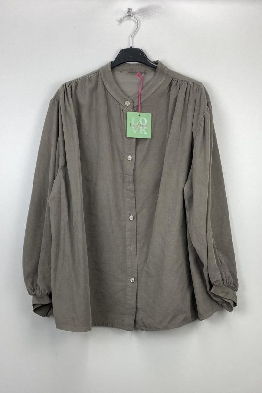 Camisas Mujer Taupe LOVIKA 30718 Efashion Paris