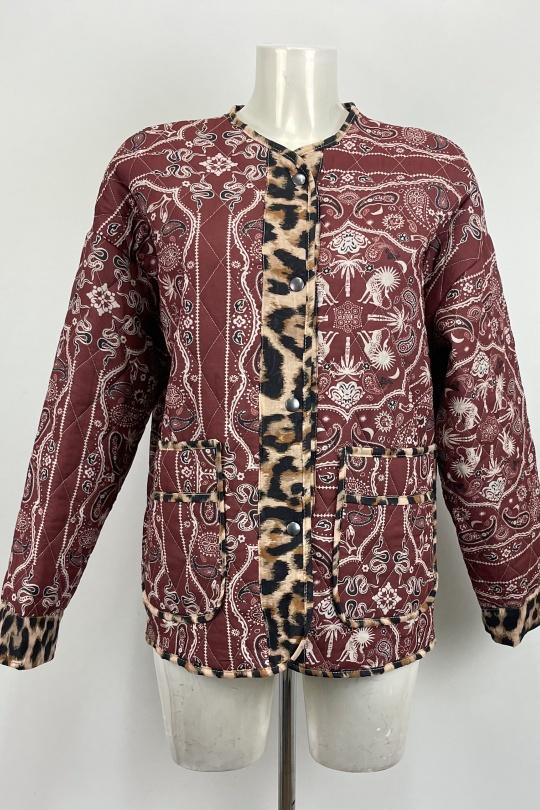 Chaquetas Mujer Burgundy LOVIKA 50500 Efashion Paris