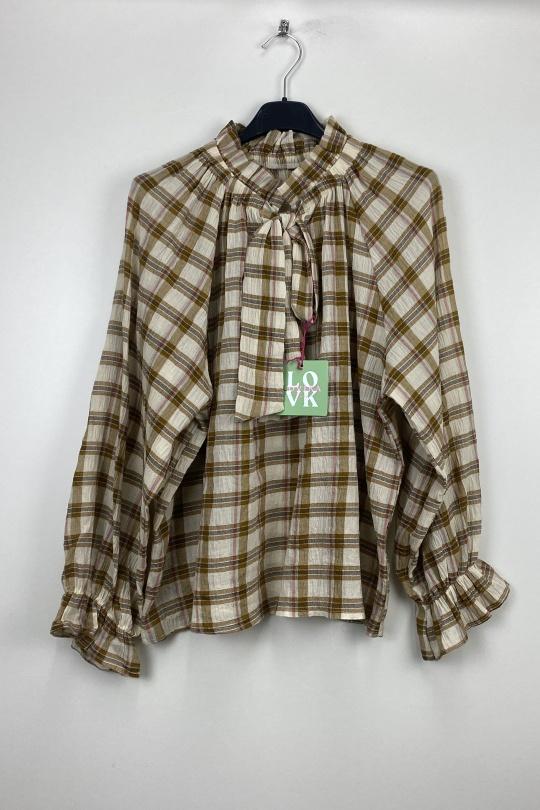 Blouses Femme Turquoise LOVIKA 31215 Efashion Paris