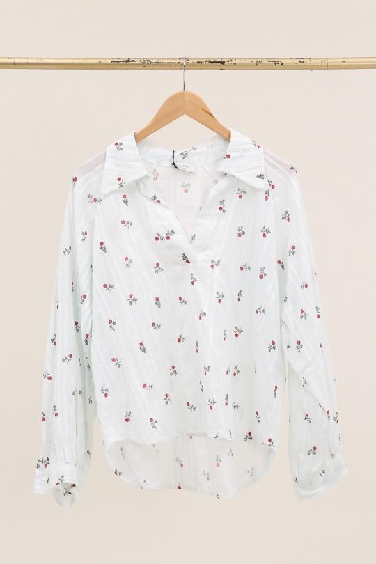 Blouses Femme Kaki LOVIKA L9285 Efashion Paris