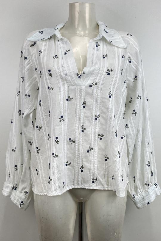 Blouses Femme Kaki LOVIKA L9285 Efashion Paris