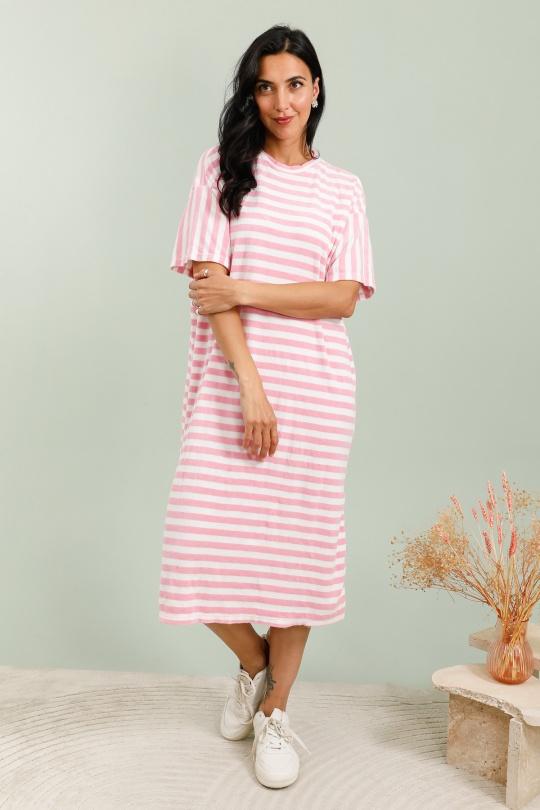 Maxi dresses Women Pink LOVIKA 51412 Efashion Paris