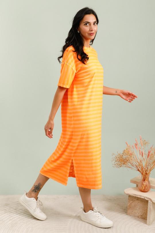 Maxi dresses Women Orange LOVIKA 51412-1 Efashion Paris
