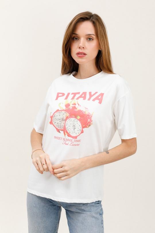 Camisetas Mujer White LOVIKA 207 Efashion Paris