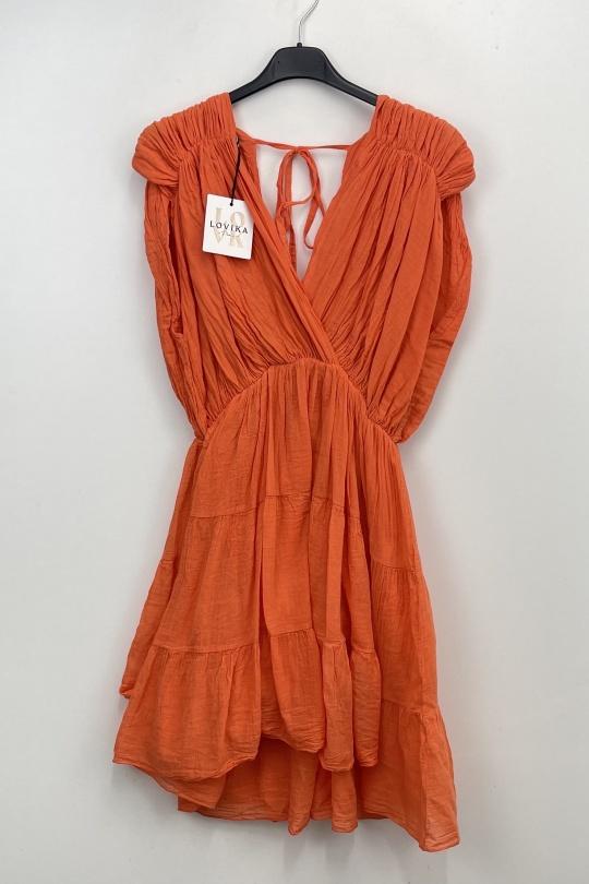 Robes courtes Femme Corail LOVIKA 5068 Efashion Paris