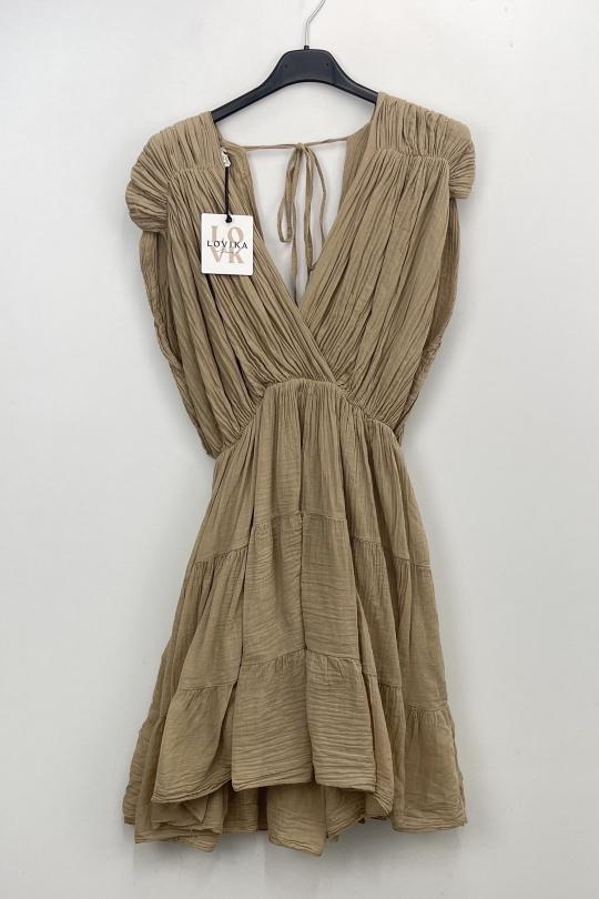 Robes courtes Femme Corail LOVIKA 5068 Efashion Paris