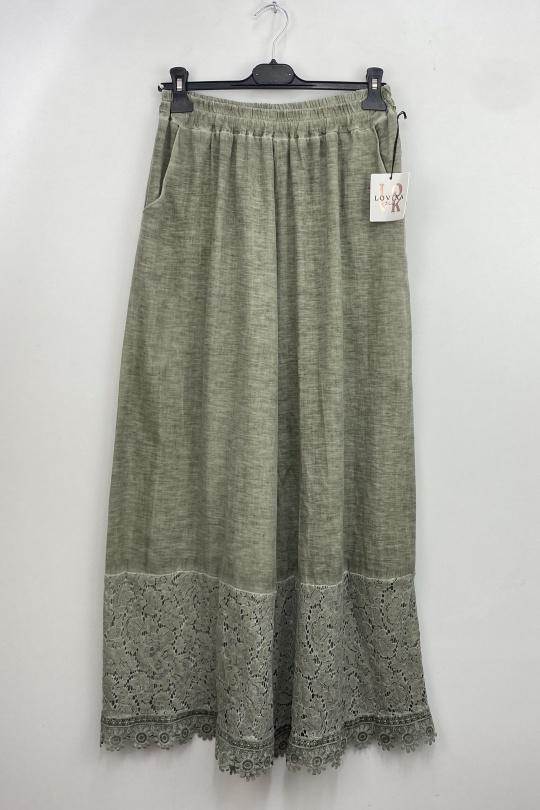 Pantalons Femme Camel LOVIKA 27048 Efashion Paris