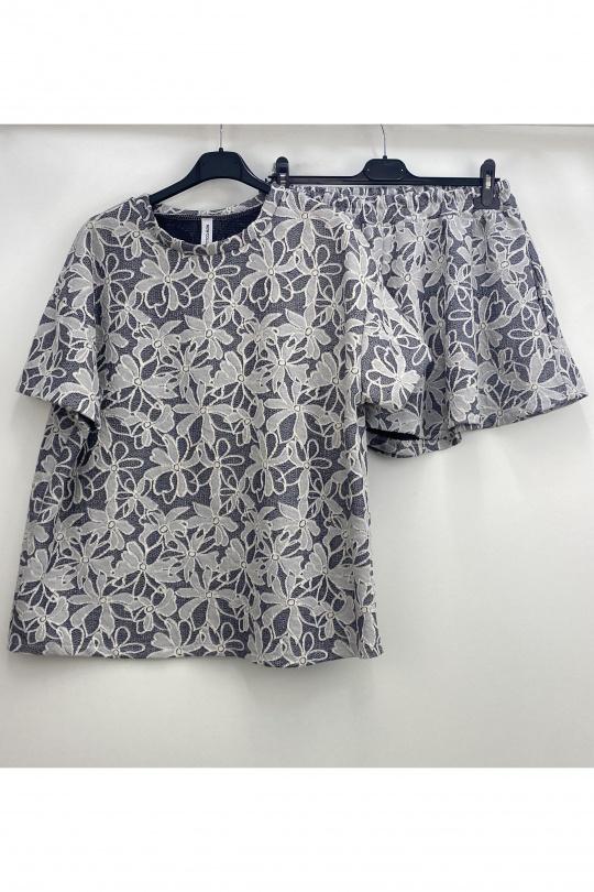 Ensembles Femme Noir LOVIKA 23231 Efashion Paris
