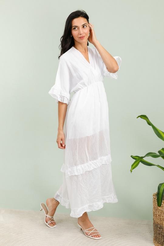 Robes longues Femme Jaune LOVIKA 5189 Efashion Paris