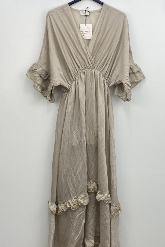 Robes longues Femme Jaune LOVIKA 5189 Efashion Paris