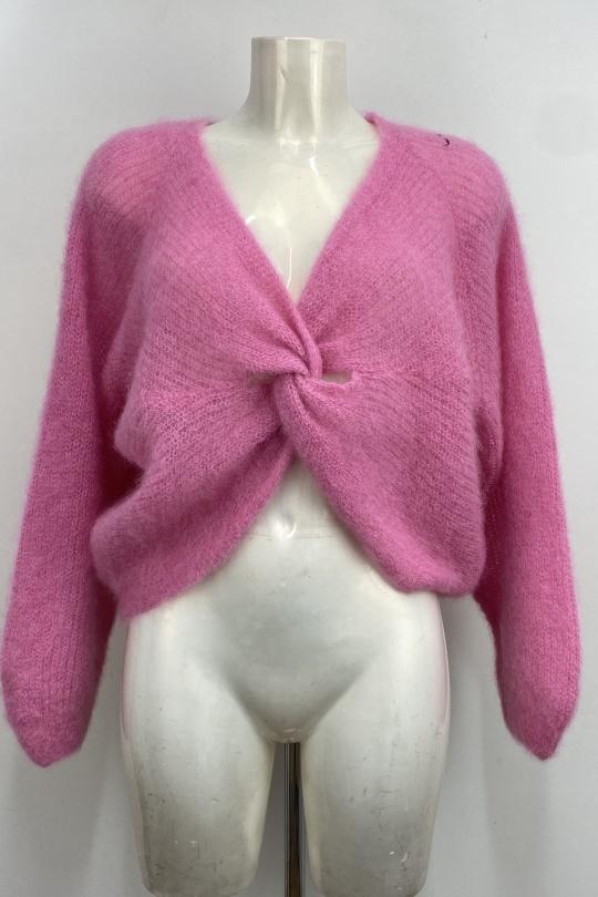 Pulls Femme Fushia LOVIKA 28047 Efashion Paris