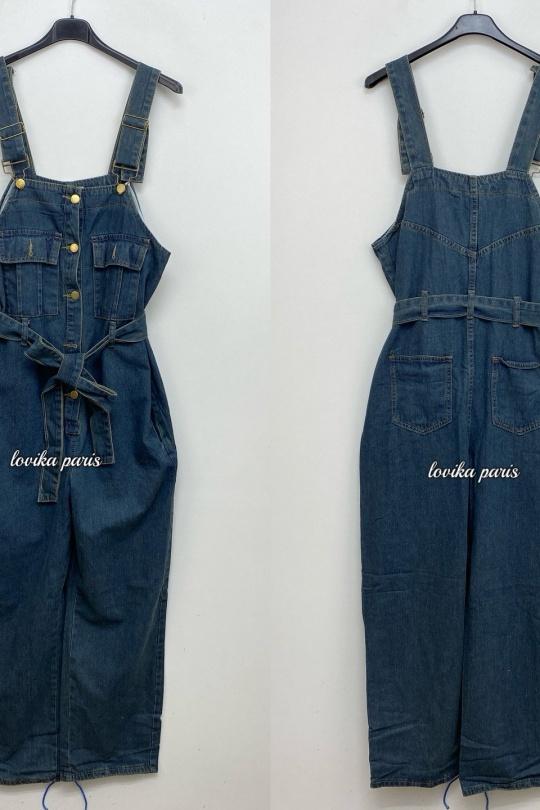 Combinaisons Femme Bleu foncé LOVIKA 11109 Efashion Paris