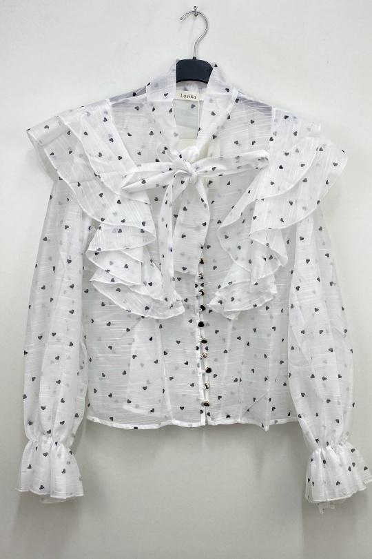 Chemises Femme Blanc LOVIKA 35077-1 Efashion Paris